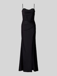 Avondjurk met vetersluiting en loopsplit van Mascara - 9