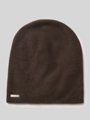 Doppelt gestrickte Beanie aus reinem Kaschmir von Seeberger - 47