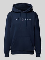 Regular Fit Hoodie mit Label-Stitching von Tommy Jeans Blau - 11