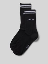 Socken mit Label-Stitching Modell 'Retro' von Snocks - 20