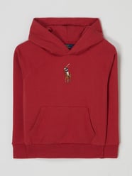 Hoodie met geborduurd logo  van Polo Ralph Lauren Teens Rood - 26