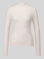 Sweter półgolf o kroju slim fit z czystej wełny od Jake*s Collection - 24