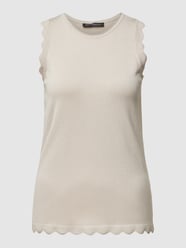 Tanktop met golvende zoom van Betty Barclay Beige - 27