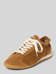 Sneakersy z naturalnej skóry z detalem z logo od Högl - 1