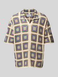 Relaxed Fit Freizeithemd mit 1/2-Arm von JAKE*S STUDIO MEN Beige - 29