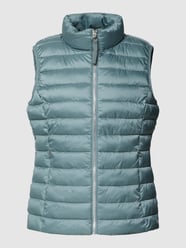 Bodywarmer met opstaande kraag van s.Oliver RED LABEL Blauw / turquoise - 40