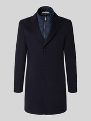 Slim fit lange jas van wolmix, model 'HYDE' van BOSS - 32