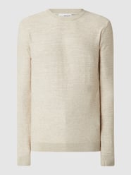 Pullover met viscose, model 'Buddy' van Selected Homme Beige - 45