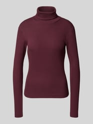 Slim fit shirt met lange mouwen en katoen, model 'CHLOE' van Vero Moda Bordeaux - 35