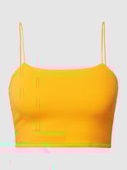 Bandeautop met spaghettibandjes van Tom Tailor Denim Oranje - 46