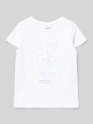 t-shirt o kroju regular fit z czystej bawełny od s.Oliver RED LABEL - 3