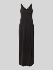 Maxikleid mit Rundhalsausschnitt und Logo-Stitching von Karo Kauer - 4