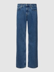 Jeans mit Label-Patch aus Leder Modell '90s LOOSE' von Calvin Klein Jeans Blau - 31