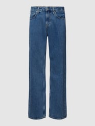 Jeans mit Label-Patch aus Leder Modell '90s LOOSE' von Calvin Klein Jeans Blau - 12