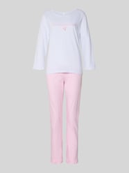 Pyjama van puur katoen model 'Lieblingshase' van LOUIS & LOUISA Fuchsia - 27