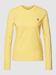 Longsleeve mit Logo-Stitching von Polo Ralph Lauren Gelb - 25