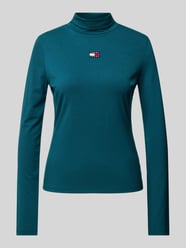 Slim Fit Longsleeve mit Rollkragen von Tommy Jeans Blau - 40