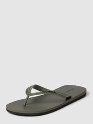 Teenslippers met labeldetails van ONeill Groen - 37