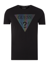 Super Slim Fit T-Shirt mit Logo-Print von Guess - 44