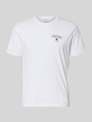 t-shirt z logo i okrągłym dekoltem od Champion - 4