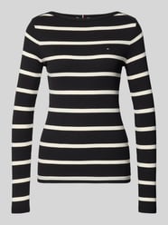 Bluzka z długim rękawem o kroju slim fit z Mieszanka wiskozy od Tommy Hilfiger - 15