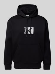 Hoodie mit Label-Print von Calvin Klein Jeans Schwarz - 6