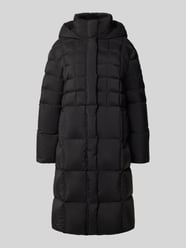 Gewatteerde lange jas met capuchon en steekzakken van Marc Cain - 5