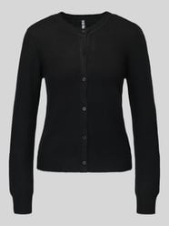 Regular Fit Strickjacke mit Woll-Anteil Modell 'MALOU' von PIECES - 2
