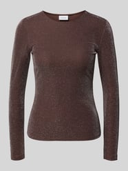 Langarmshirt mit schimmernder Optik von VILA - 34