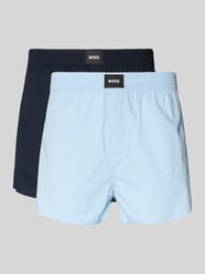 Regular fit boxershorts van 100% katoen in set van 2 model 'CW PEACH' van BOSS - 2