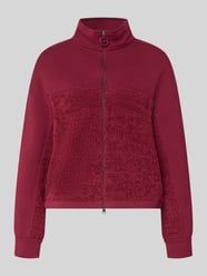 Bluza rozpinana o kroju regular fit z obszyciem z dzianiny od Marc Cain - 2