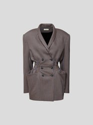 Blazer mit Schurwoll-Anteil von The Mannei Braun - 13