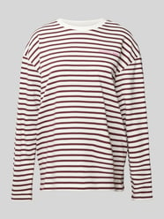 Longsleeve mit Label-Print von Colourful Rebel Bordeaux - 11