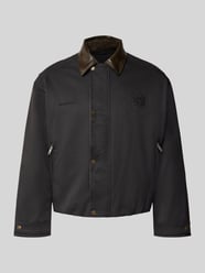 Twill Jacke mit Label- und Motiv-Stitching von ANOTHER COTTON LAB - 39