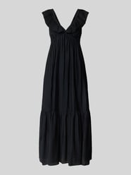 Midikleid mit Volants und V-Ausschnitt Modell 'RAMONA' von Mango - 2