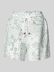 Szorty z tkaniny o kroju regular fit z mieszanki wiskozy model 'CILLE' od VERO MODA - 30
