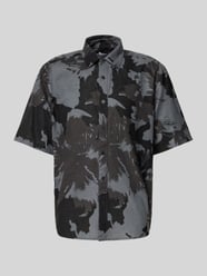 Relaxed Fit Freizeithemd aus Baumwoll-Leinen-Mix Modell 'CAIDEN' von Only & Sons - 44