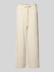 wide fit stoffen broek van viscosemix model 'Lumina' van ICHI - 7