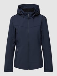 Softshell Jacke mit Label-Print Modell 'BRENHAM' von Icepeak Blau - 17