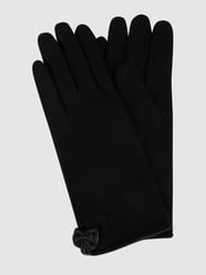 Handschuhe aus Lammwolle von Weikert-Handschuhe Schwarz - 23