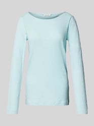 Regular Fit Langarmshirt aus Slub Jersey von Marc O'Polo Blau - 35