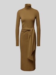 Midikleid mit Rollkragen Modell 'VAUREEN' von Lauren Ralph Lauren Braun - 24