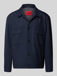 Regular fit overhemdjack met viscose Model 'JULIANO' van HUGO - 11