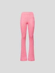 Leggings aus Leinenmischung von MSGM Rosa - 4