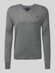 Gebreide pullover van merinowol met V-hals van Polo Ralph Lauren - 45