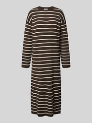 Gebreide jurk met ronde hals, model 'NURIA' van VILLA SOPHIE - 33