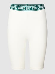 Radlerhose in Feinripp-Optik von Marc O'Polo Denim Weiß - 17