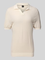 Poloshirt met V-hals, model 'Januluca' van BOSS - 37