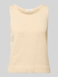 Regular Fit Oberteil in Strick-Optik Modell 'Hannalie' von MSCH Copenhagen Beige - 29