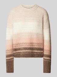 Gebreide pullover met wol, model 'Pradeta' van OPUS Roze - 38